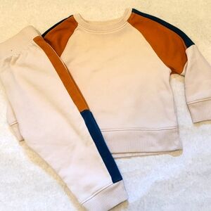 The Children's Place cream sweatsuit